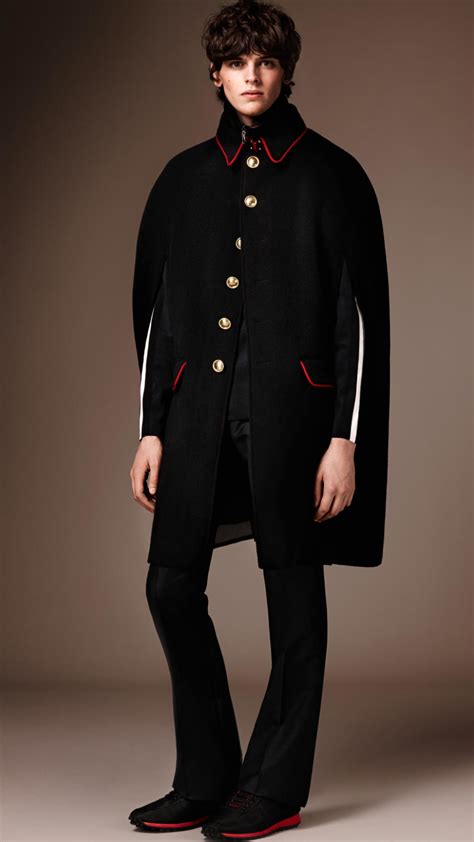 burberry military cape